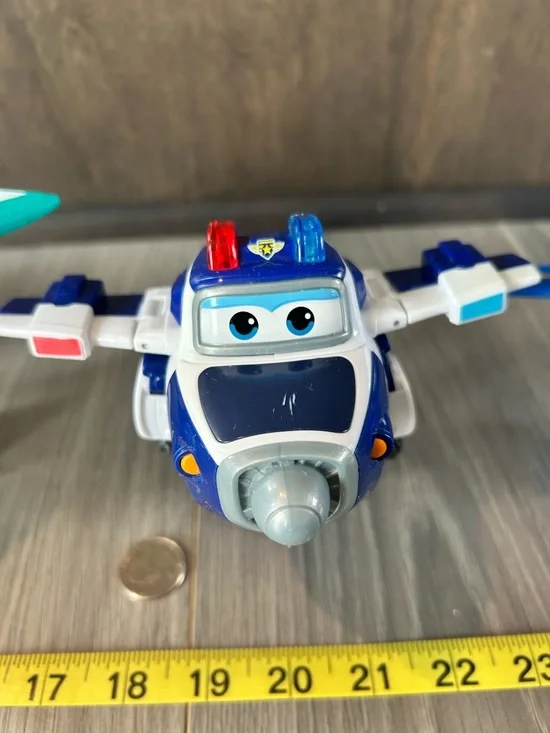 Super Wings Transforming Airplanes Lot of 4 Figures | Kids Toy Set - Picture 9 of 15